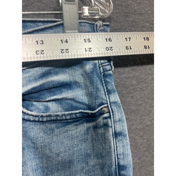 True Religion Geno Relaxed Slim Mens Distress Jean Light Breaker Rips Size 30 - Picture 8 of 13